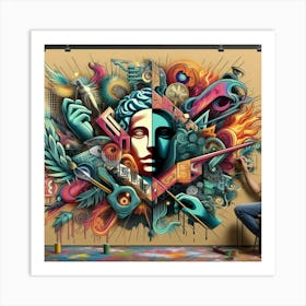 Graffiti Art 1 Art Print