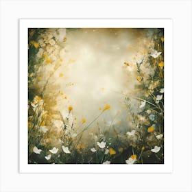 Meadow With Flowers Art Print