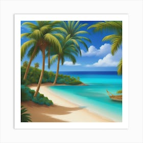 Tropical Paradise 1 Art Print