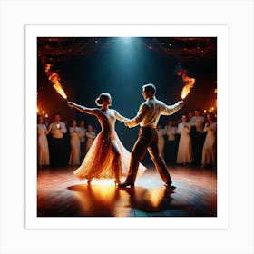 Dance Of The Flames Art Print