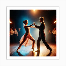 Tango Dancers 3 Art Print