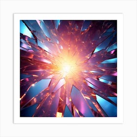 Shattered Glass Art Print