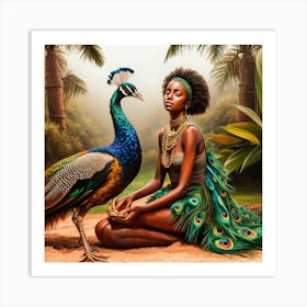 Peacock 1 Art Print