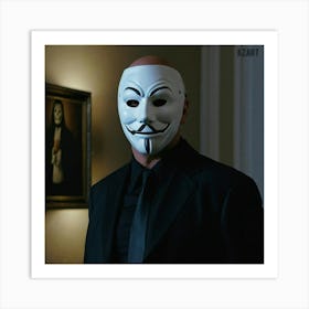 V For Vendetta Art Print