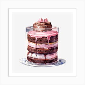 Cake In A Glass 2 Art Print