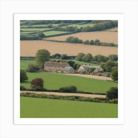 Farm In England Art Print