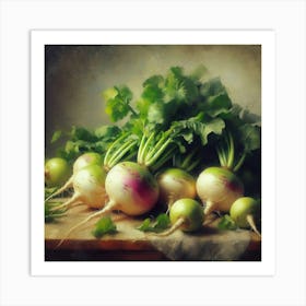 Fresh Turnips Kitchen Restaurant  Art Print