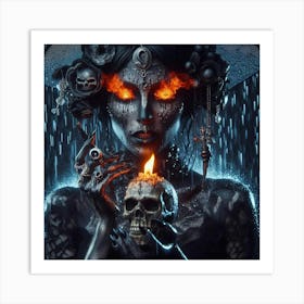 Satanic Woman 1 Art Print