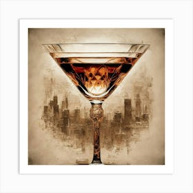 Chicago Cityscape Canvas Print Art Print