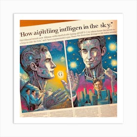 How Aplenty In The Sky Art Print