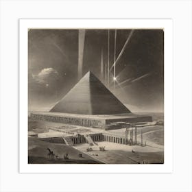 Pyramid Of Giza 3 Art Print