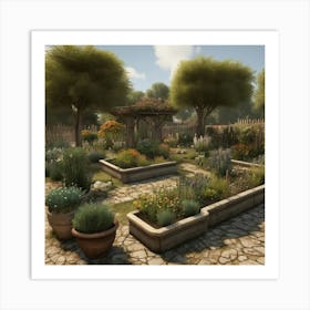 Default Default Vintage Gardens For Defferent Seasons Aestethi 1 (1) Art Print