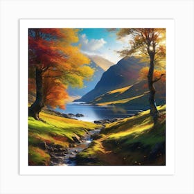 Autumn In Scotland Art Print