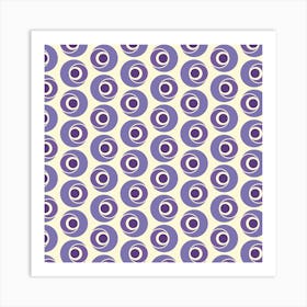 Colorful Retro Pattern 13 Art Print