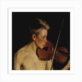 The Violinist (1900), Pekka Halonen Art Print