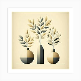 Three Vases Art Print