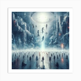 Futuristic Cityscape 39 Art Print