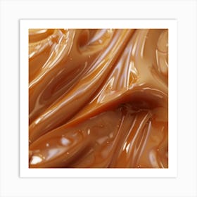 Close Up Of Caramel Art Print