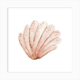 Pink Seashell 4 Art Print