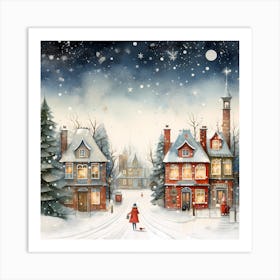 Quilted Palette of Yule 1 Art Print