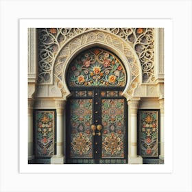 Door Of A Mosque Art Print