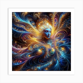 Ethereal Woman Art Print