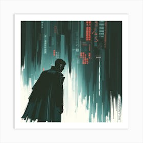 Man In A Coat Art Print