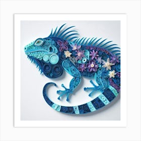 Iguana Art Print