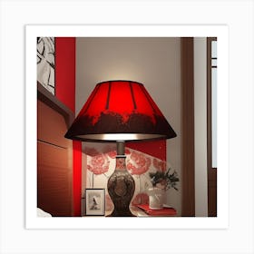 Asian Bedroom Art Print