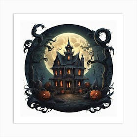 Haunted House 11 Art Print