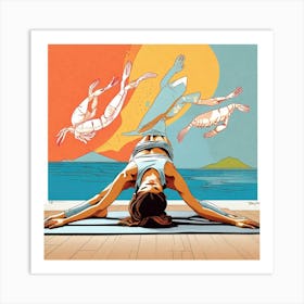 Yogi Pose Art Print