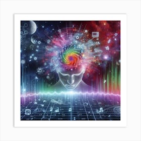 Spectrum of infinite 2 Art Print