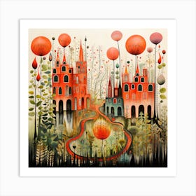 Fairytale Castle Art Print