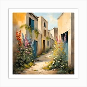 Derelict Alleyway Art Print