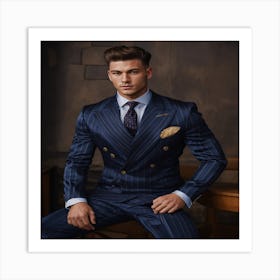 Man In A Suit 1 Art Print