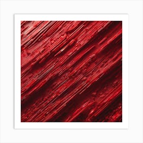 Abstract Red Abstract Painting Art Print