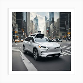 Toyota Self - Driving Car Art Print