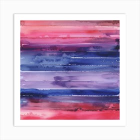 Abstract Watercolor Painting 45 Art Print