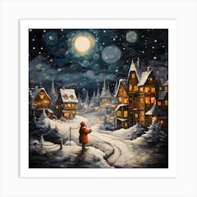 Chromatic Christmas Chronicles Art Print