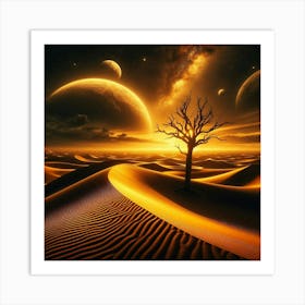 Desert Landscape 21 Art Print