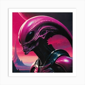 Pink Guy Art Print