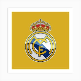 Real Madrid CF Logo Wall Art 21 Art Print