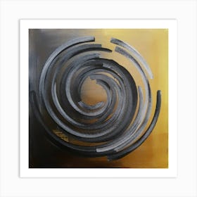 Abstract Spiral Painting Art Print