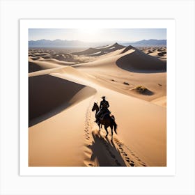 Sand Dunes Art Print