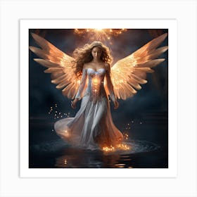 Angel Of Fire Art Print