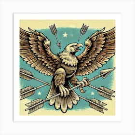 Tattoo Eagle 3 Art Print