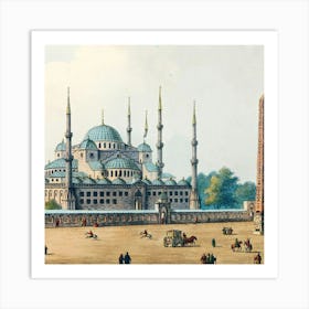 Blue Mosque, Istanbul Art Print