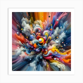 Abstract Painting 10 Art Print