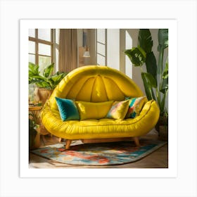 Shell Sofa Art Print