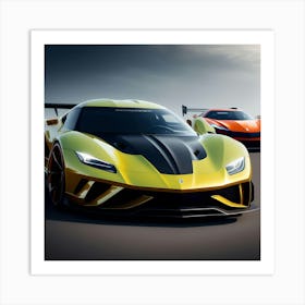 sports cars Art Print